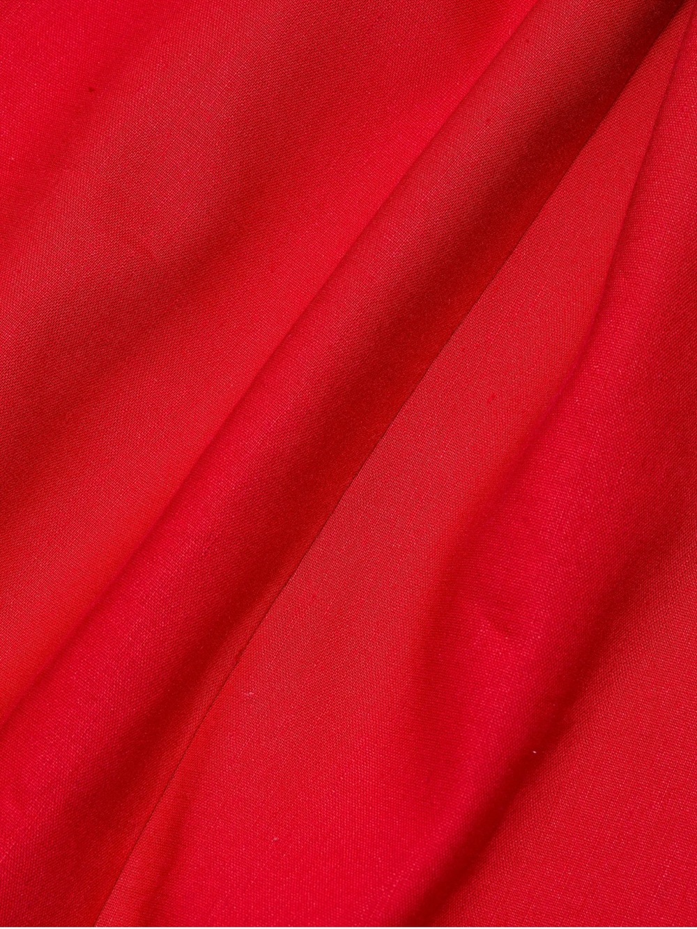 ♥️ Ted Baker Linen Blend Scarlet Square-Neck Midi Dress - Picture 5 of 5